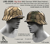 LRE35285 Стальной немецкий шлем периода Второй Мировой войны M42 - Stahlhelm 42, 1:35, Live Resin