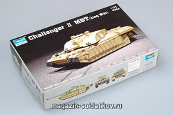 Сборная модель из пластика Танк «Challenger» || (Ирак) 1:72 Трумпетер
