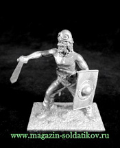 Миниатюра из металла Кельтский воин, 54 мм, Магазин Солдатики - фото