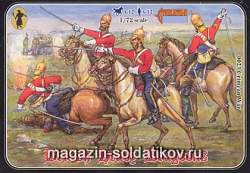 Солдатики из пластика Британские тяжелые драгуны. Крымская война (1/72) Strelets (023) (023)