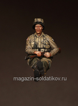 Сборная фигура из смолы SM 3583 Парашютист США на Шермане, 1:35, SOGA miniatures (SM-3583) (SM-3583)