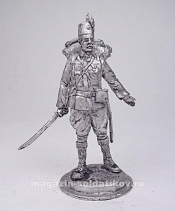 Миниатюра из олова 108 РТ Австрийский офицер, 1914, 54 мм, Ратник - фото