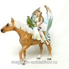 Эльфийка конная с птицей Schleich (704-1236) (704-1236)