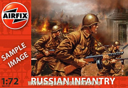 Солдатики из пластика А Набор солдатиков «Русская пехота» (1/72) Airfix (1717) (1717)