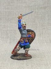 Миниатюра из олова Русский дружинник 1242 г. 54 мм, Студия Большой полк - фото