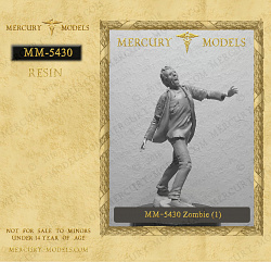 Сборная фигура из смолы Zomby (1), 54 mm. Mercury Models