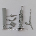 Сборная миниатюра из смолы Вольтижёр линейной пехота, в атаке, Франция, 28 мм, Аванпост
