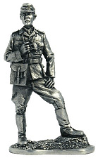 Миниатюра из металла 064. Оберлейтенант 53 -го полка, Германская армия в Тунисе, 1943 г. EK Castings - фото