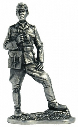 Миниатюра из металла 064. Оберлейтенант 53 -го полка, Германская армия в Тунисе, 1943 г. EK Castings