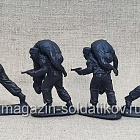 Солдатики из пластика German Panzer Crew (in Combat) WWII 1/32, Mars (32035) (32035)