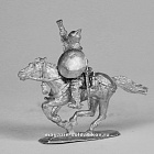 Сборная фигура из металла Конный дружинник с рогом XIII в., 28 мм, Figures from Leon (L007) (L007)