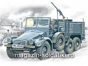 Сборная модель из пластика Krupp L2H143 Kfz.70, Герм. легкий груз. автомобиль (1/72) ICM - фото