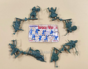 Солдатики из пластика Набор «Сарацины» (тёмно-зеленый), 1/32 Инженеръ Басевичъ для Chintoys - фото