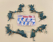 Солдатики из пластика Набор «Сарацины» (тёмно-зеленый), 1/32 Инженеръ Басевичъ для Chintoys - фото