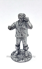 Миниатюра из олова 859 РТ Охотник №3, 54 мм, Ратник - фото