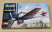 Сборная модель из пластика 03870 Самолет Junkers F.13 (1:72) Revell - фото