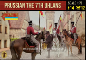 Солдатики из пластика Prussian the 7th Uhlans (1/72) Strelets - фото