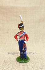 Командир Лейб-гвардии Казачьего полка граф Орлов-Денисов, Россия, 1813 г., 54мм - фото