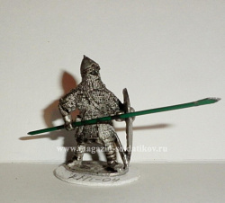 Пеший воин с копьём. 2-я линия, 28 мм Varang Miniatures (RMI-04) (RMI-04)