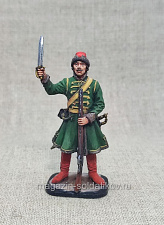 Миниатюра из олова Рядовой фузелер Преображенского полка Нарва, 54 мм, Студия Большой полк - фото