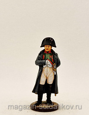 Миниатюра из олова Император Наполеон I Бонапарт. Франция, 1807-15 год, 54 мм, Студия Большой полк - фото
