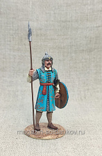 Миниатюра из олова Турецкий воин XVI в., 54 мм, Студия Большой полк - фото