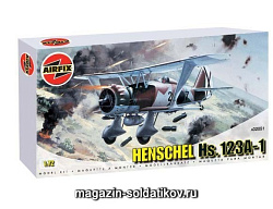 А Самолет HENSCEL Hs123 (1/72) Airfix (2051) (2051)