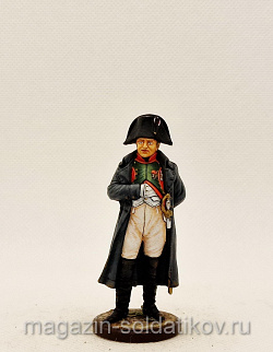 Миниатюра из олова Император Наполеон I Бонапарт. Франция, 1807-15 год, 54 мм, Студия Большой полк