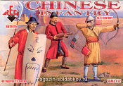 Солдатики из пластика Китайская Пехота 16-17 век (1/72) Red Box - фото