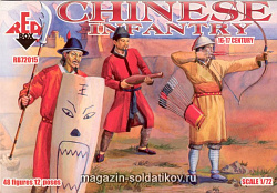 Солдатики из пластика Китайская Пехота 16-17 век (1/72) Red Box