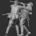 Сборная фигура из смолы Схватка автоматчика РККА с фельдфебелем пехоты Вермахта. Лето 1941-42, 1:35, SOGA miniatures (SM 3016) (SM 3016)