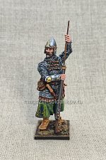 Миниатюра из олова Русский пищальник, 54 мм - фото