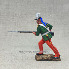 Миниатюра в росписи Русский мушкетер в штыковой атаке, 54 мм, Студия Большой полк (ИЛ2370.11.01.54) (ИЛ2370.11.01.54)