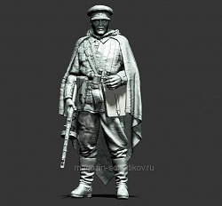 Сборная фигура из смолы Officer of the Red Army, 54 mm. Mercury Models (MM-5439) (MM-5439)