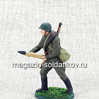 Артиллерист со снарядом к 76-мм дивизионной пушке, 1941-43 гг. СССР, 54 мм (QF0051) (QF0051)