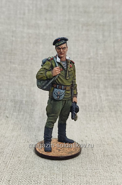 Миниатюра из олова Морской пехотинец 1943-45 гг. 54 мм, Студия Большой полк (ИЛ1876.13.02.54) (ИЛ1876.13.02.54)
