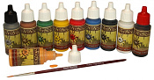 Warpaints Mega Paint Set (36 красок + 6 кистей) - фото