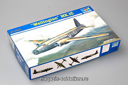 Сборная модель из пластика Самолет «Веллингтон» Мк.1С 1:72 Трумпетер