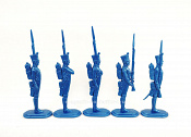 Д54-006 Доп-ние к набору "Французская лин. пехота на параде (голубой металлик)" Студия Большой полк