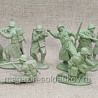 Солдатики из пластика US Infantry (winter dress) WWII, 1/32, Mars (32039) (32039)