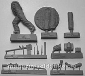 Сборная миниатюра из металла Матрос Гвардейского морского экипажа, Россия 1812-15 гг. 54 мм, Chronos miniatures - фото