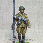 Наводчик ПТРД младший сержант пехоты РККА, 1943-45 гг, Красный фронт, 54 мм (КФ-010) (КФ-010)