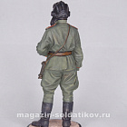Миниатюра в росписи Гвардии майор, командир танкового батальона, 1945 год. СССР, 1:32, Сибирский партизан (СП144) (СП144)