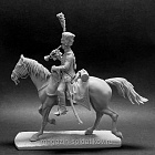 Сборная миниатюра из смолы Трубач гвардейских шеволежер-лансеров, Вестфалия 1808-13 гг., 54 мм, Chronos miniatures (CHM-54364) (CHM-54364)