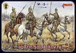 Солдатики из пластика Германские кирасиры (1/72) Strelets (077) (077)