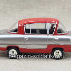 НАМИ-050 «Белка» 1955 г. серебристый с красным, Автолегенды СССР №115 (АС115) (АС115)