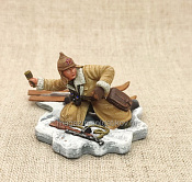 Лейтенант РККА, Зимняя война, 54 мм, Студия Большой полк - фото