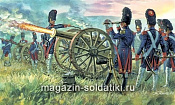Солдатики из пластика ИТ Набор солдатыФранцузская императорская гвардейская артиллерия (Наполеоновские войны) (1/72) - фото