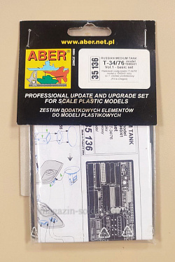35136 Russian medium tank T-34/76 model1940Vol.1-basic set, Aber (1:35) (QM-142) (QM-142)