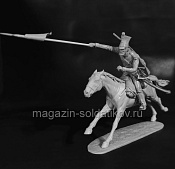 Сборная миниатюра из смолы Ратник конного полка Нижегородского ополчения, Россия 1813-14 г, 54 мм, Chronos miniatures - фото